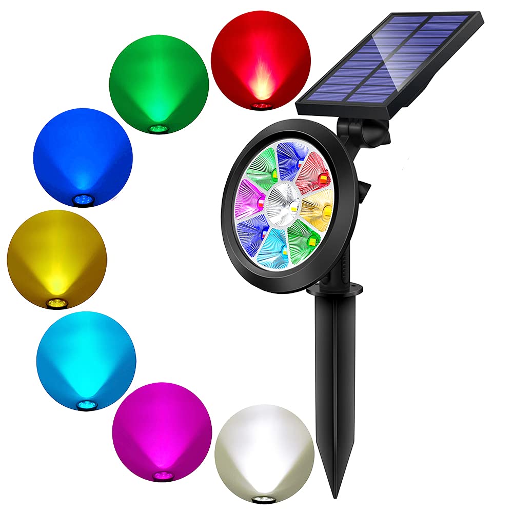 RGB solar garden light