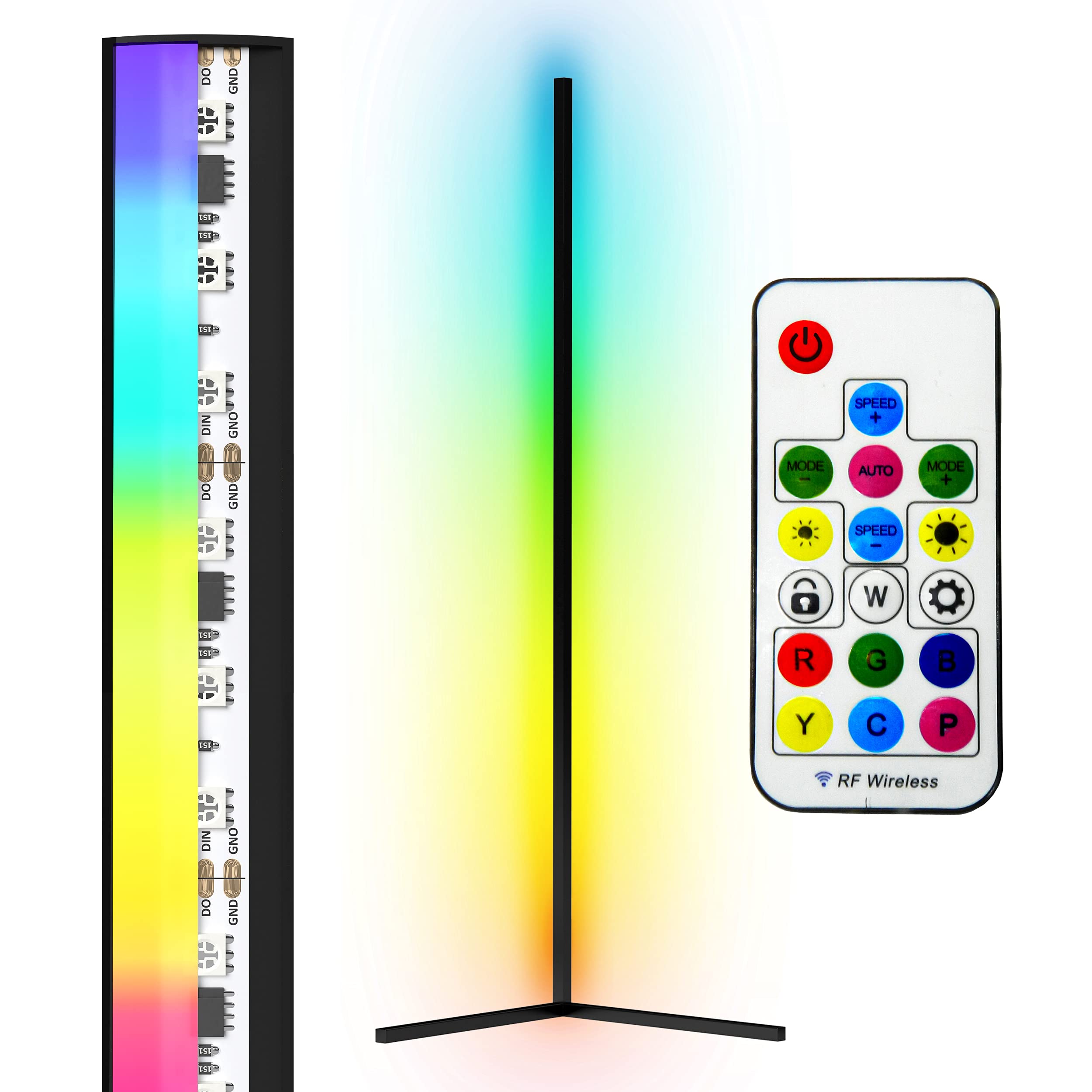 LED RGB Corner Floor Lamp