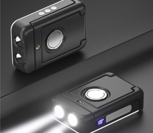 Camping work lights with magnets
